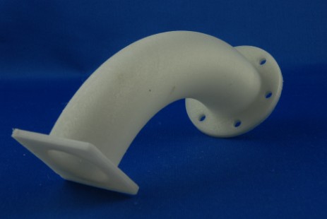 tubo stampato con filamento 3d glass fiber raccordo realizzato con filamento per stampa 3d nylon vetro