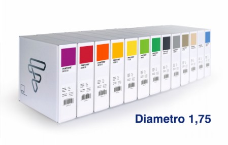 filamenti in pla pantone colori pantone per stampa 3d fiberforce