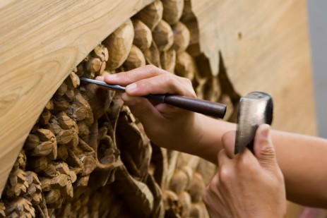 scalpello scultura tradizionale del legno
